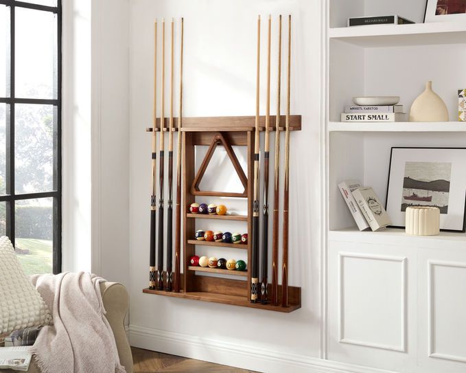 Stonewash Wall Cue Rack