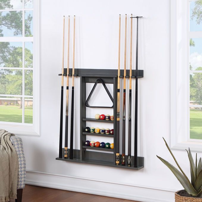 Smoke Wall Cue Rack