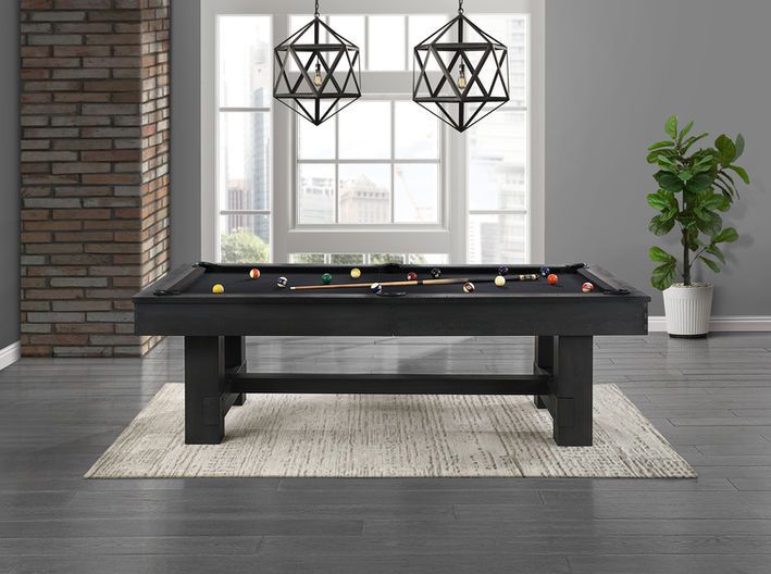 Reno 8' Pool Table in Ink Black