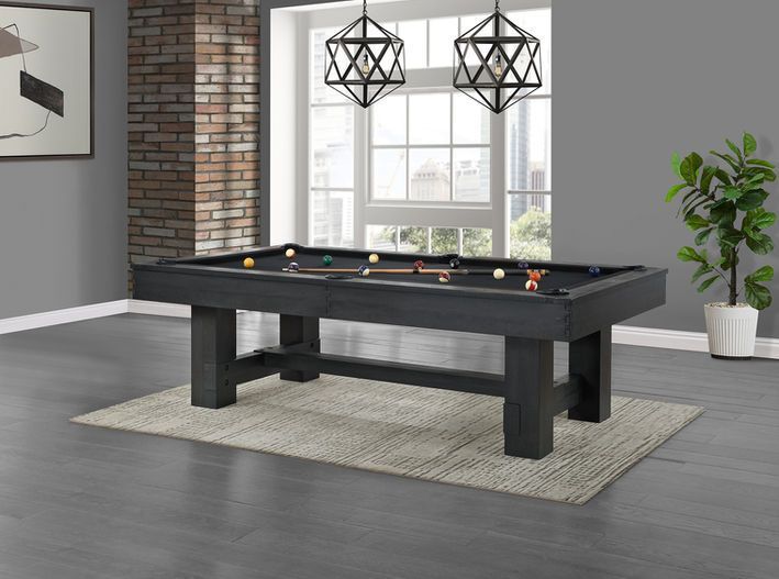 Reno 8' Pool Table in Ink Black