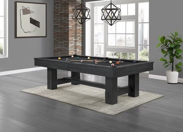 Reno 8' Pool Table in Ink Black