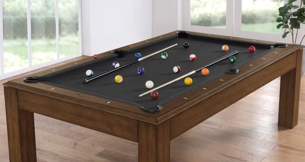 Centerville Pool Table with Dining Top - Brown Walnut