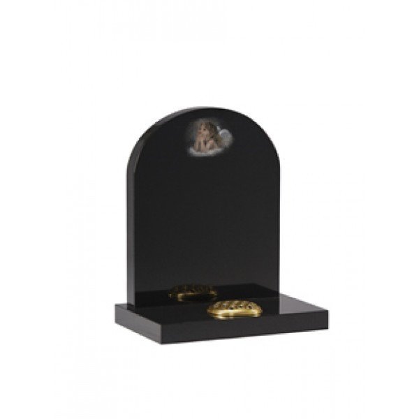 EC226 Black Granite Childrens Memorial