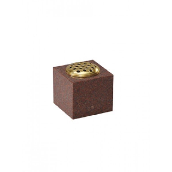 EC273 Ruby Red Granite Vase