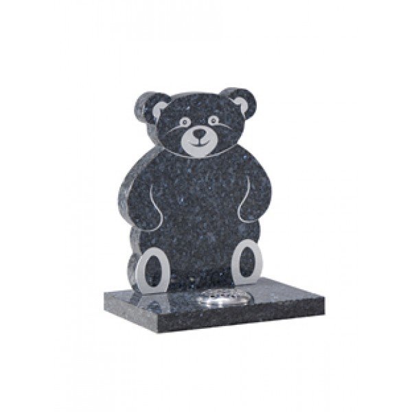 EC223 Blue Pearl Granite Childrens Teddy Bear Memorial