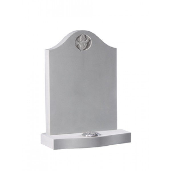 EC173 Nabresina memorial featuring a deeper ogee and carved dove of peace.