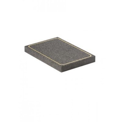 EC246 Dark Grey Granite Cremation Tablet with Gold Pin Line