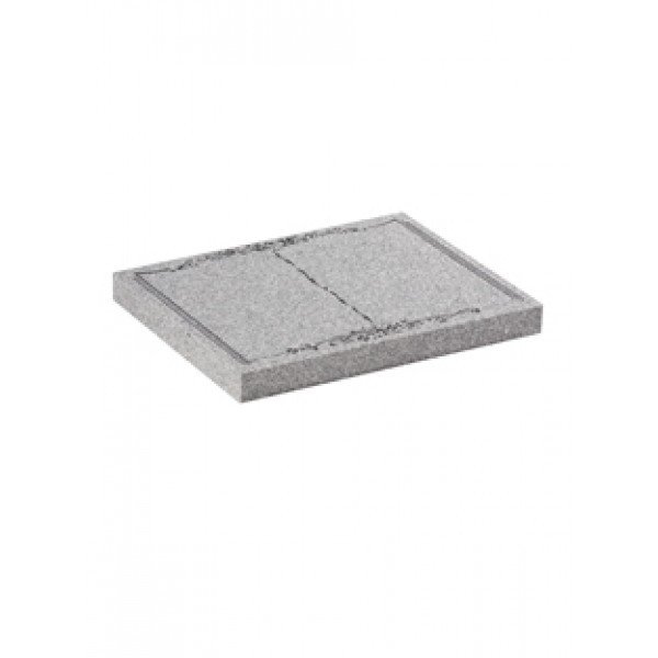 EC247 Light Grey Granite Cremation Tablet with Book Design
