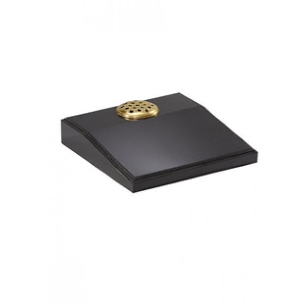 EC252 Black Granite Cremation Desk Block with Moulded Edge