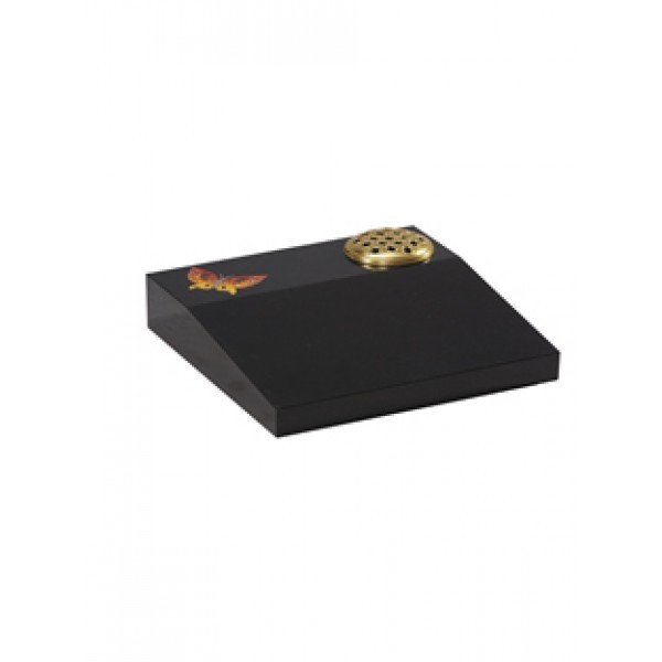 EC257 Black Granite Desk with Ornamentation