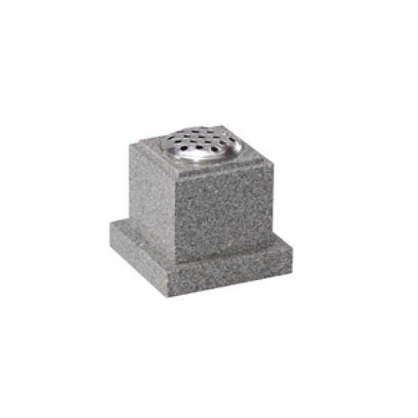 EC271 Light Grey Granite Vase