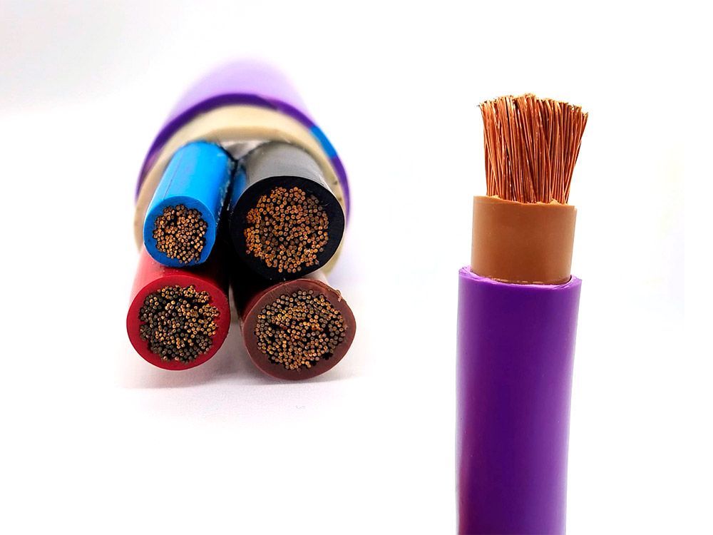 Cable subterráneo cobre 3x2,5mm/2 x metro