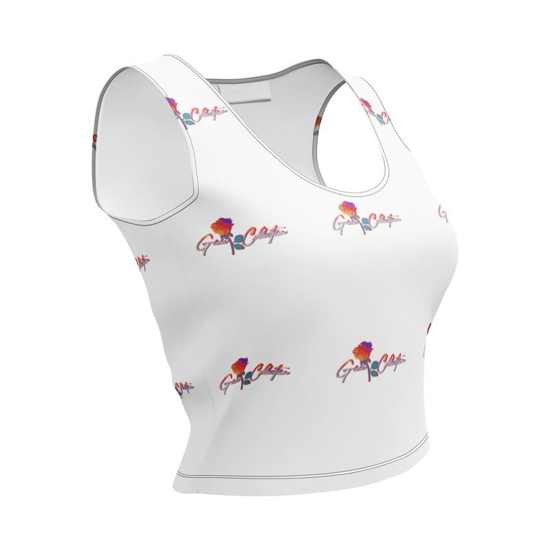 Gioia All Over Print Crop Top