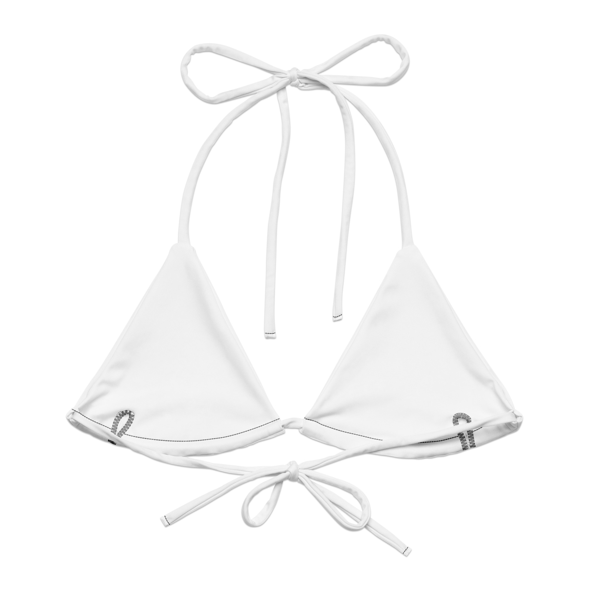 K Gioia All-Over Print Recycled String Bikini Top