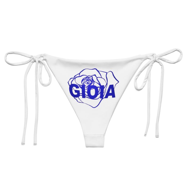 K Gioia All-Over Print Recycled String Bikini Bottom