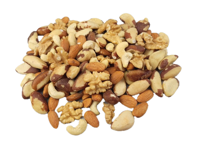 Nussmischung, natur, ganze Kerne, ungeröstet, 500 g