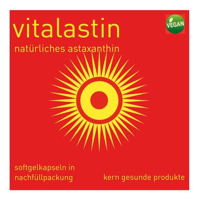 VitalAstin Nachfüllpack natürliches Astaxanthin VitalAstin Nachfüllpack natürliches Astaxanthin