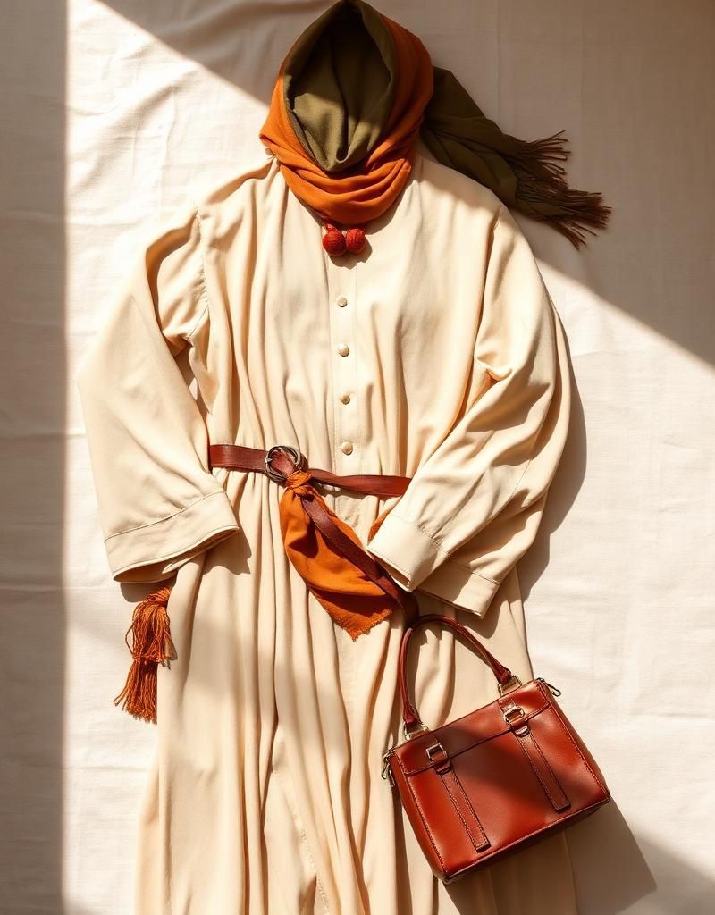 Cream Linen Maxi Dress