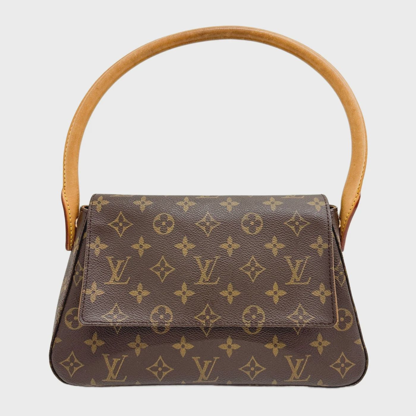 LOUIS VUITTON Brown Monogram Canvas Shoulder Bag