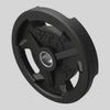 Troy/VTX Olympic Rubber Encased "Wide Flange" 3 Hole grip VTX Plate for all Olympic Bars