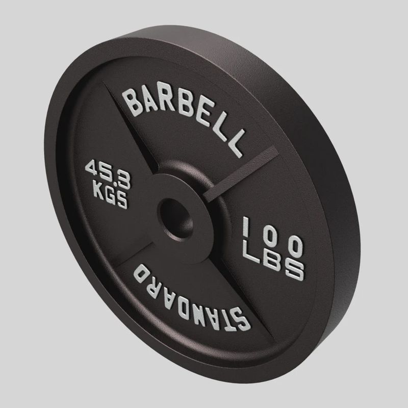 Troy/USA Black Cast Iron Olympic Plate (2")