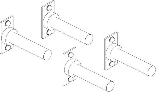 Bodycraft Half Rack Horns
