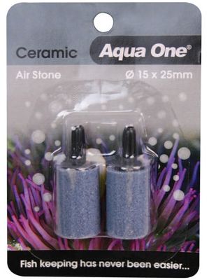 Airstone  Ceramic 15 x 25mm 2pk