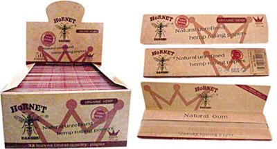 King Size Natural Unrefined Hemp Rolling Papers