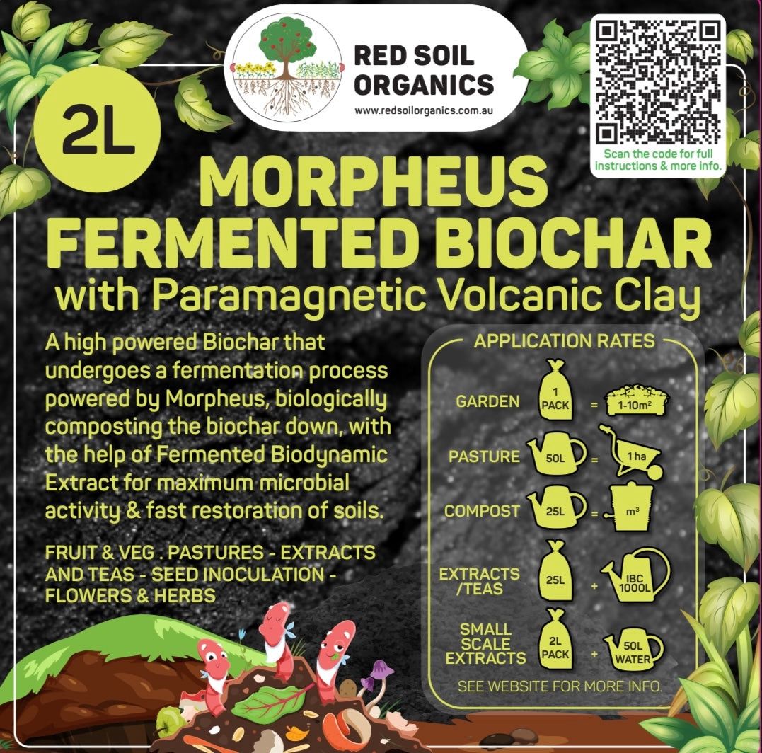 Morphues Fermented BioChar, Size: 2 Litre