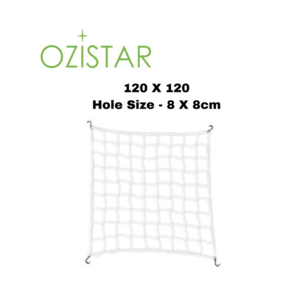 Stretch Net  – 8 X 8cm Hole Size, Size: 120 cm x 120 cm