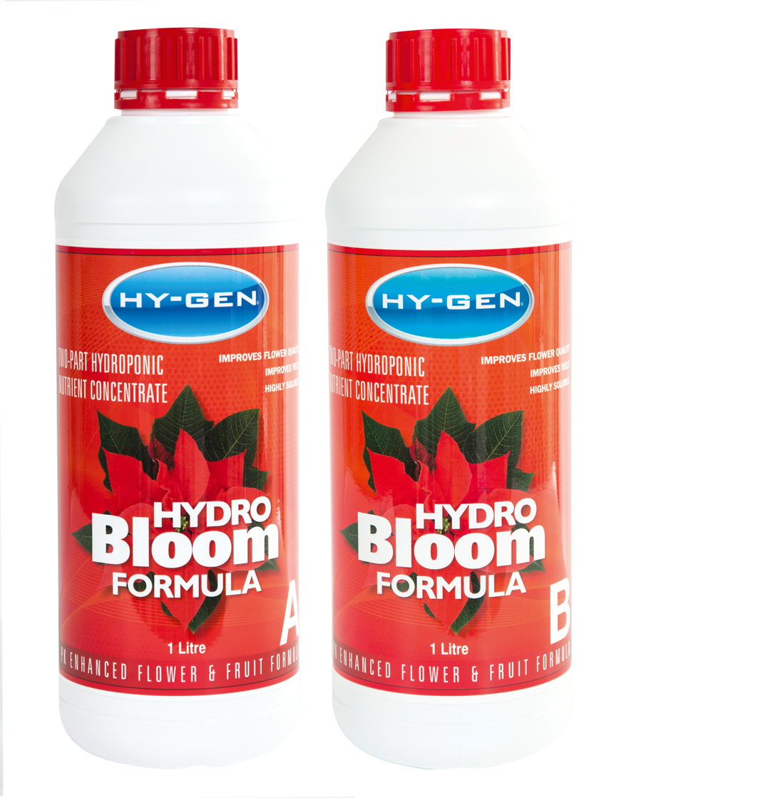 Hy-Gen Hydro Bloom A&amp;B, Size: 1L