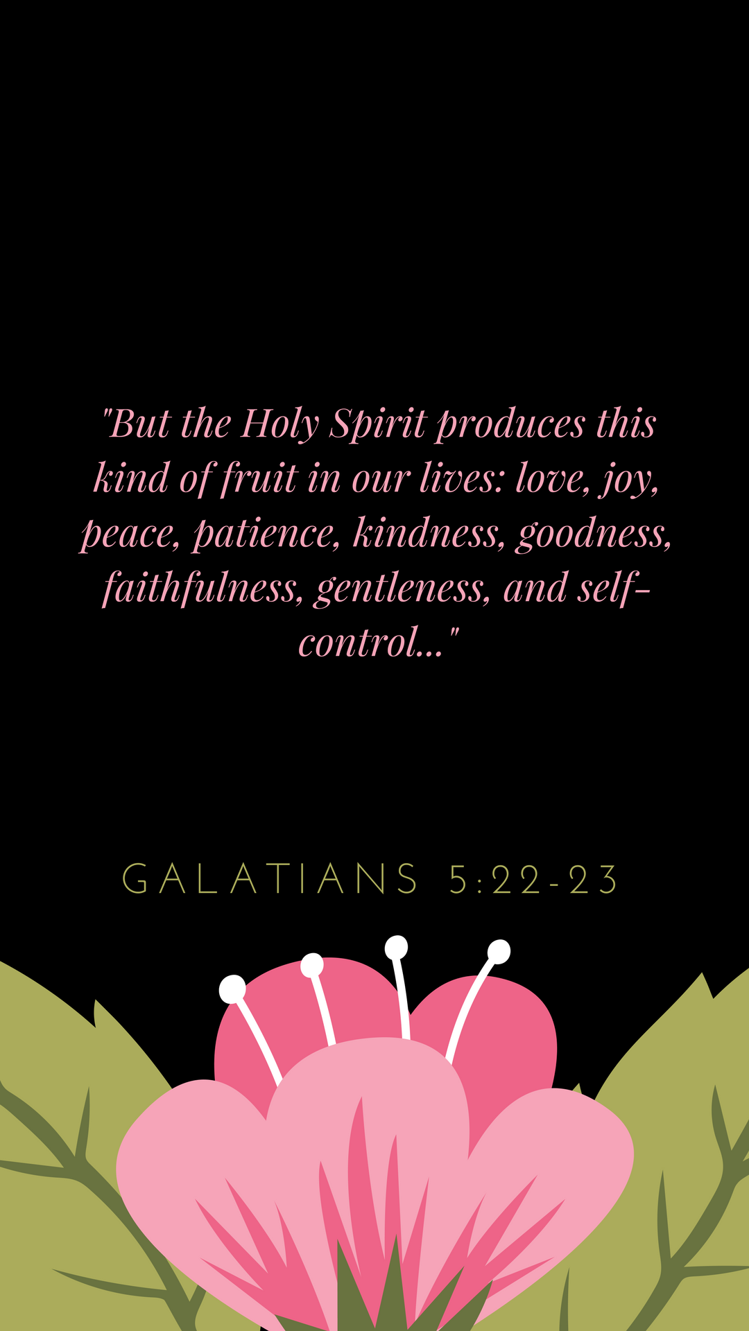 iPhone Wallpaper - Fruit of the spirit iWPFOTS
