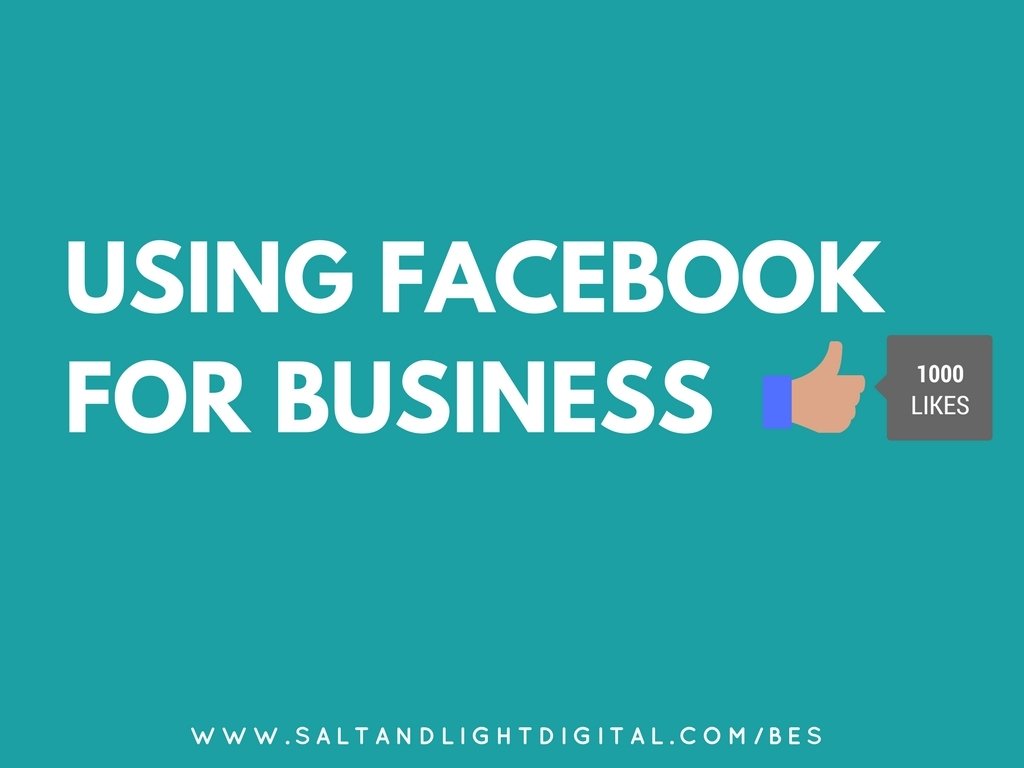 Using Facebook For Business - BESOP2018 Presentation BESOP2018