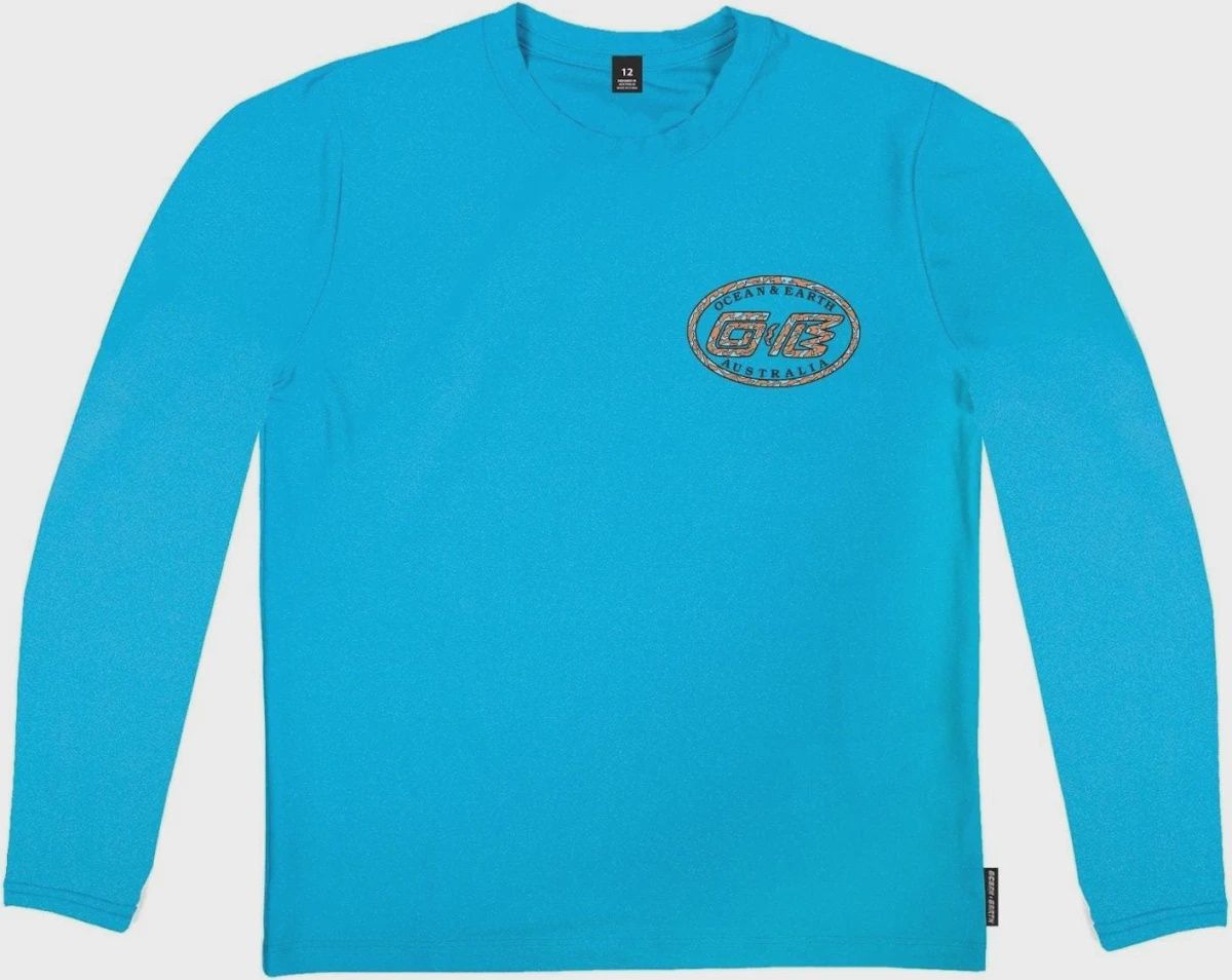 Toddler Boys T-Shirt Fit LS Rashie - Ocean &amp; Earth