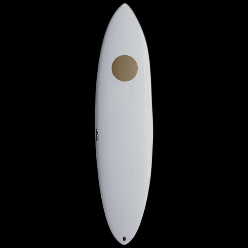 Twin pin PU White tint polish - Aloha Surfboards