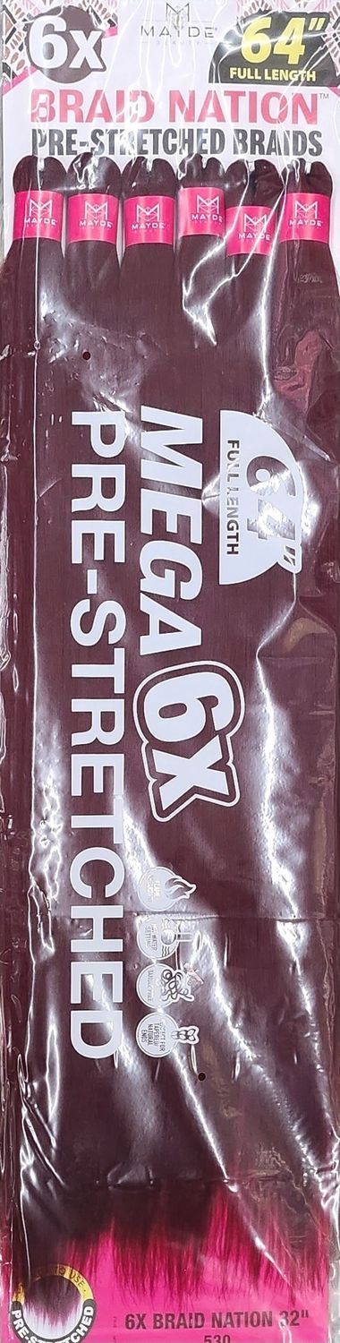 6× braid nation 32" color 530