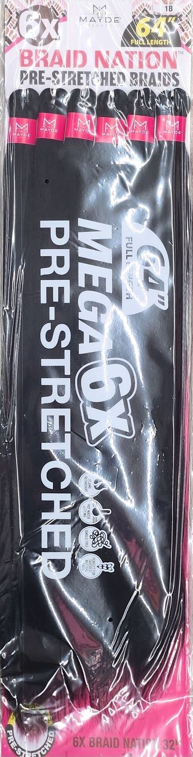 6× braid nation 32" color 1B