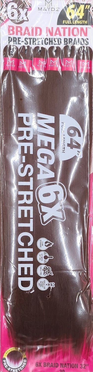 6× braid nation 32" color 30