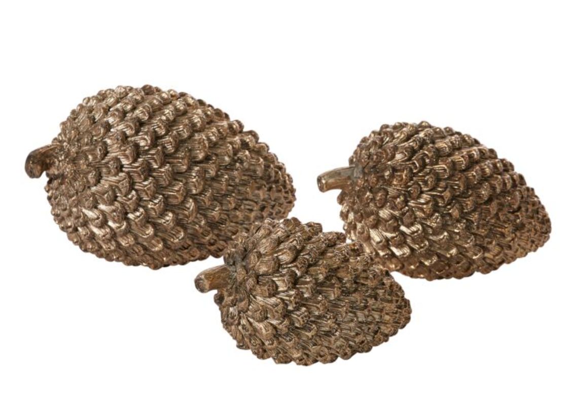 Bellotas doradas set de 4 Med.