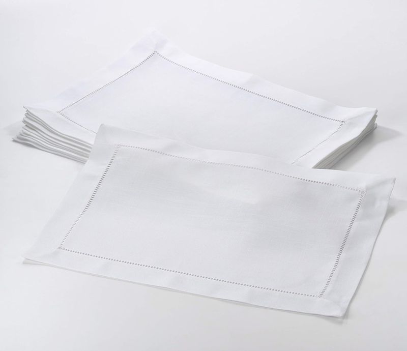 Set individuales blancos