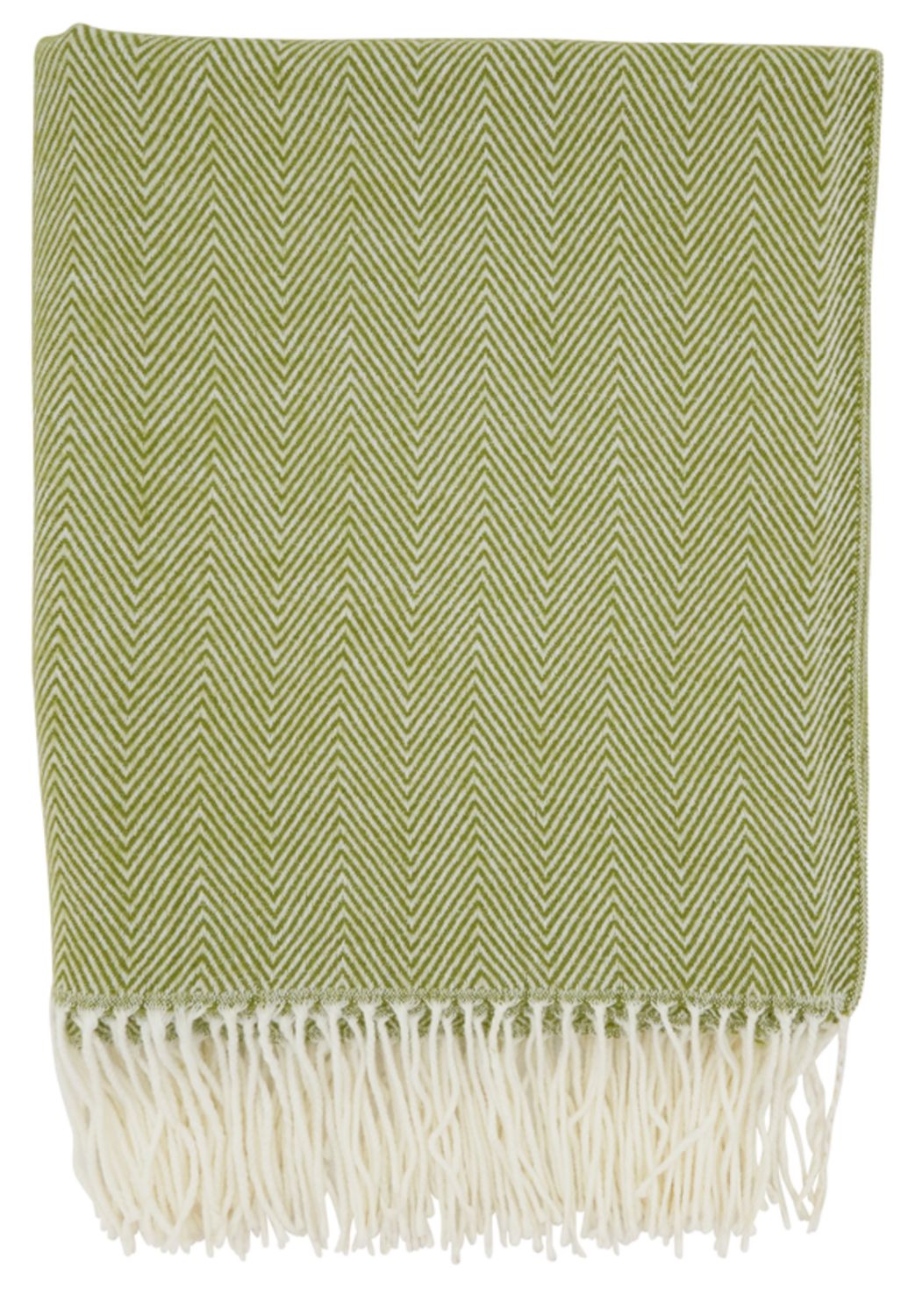 Throw verde hierva en espiga