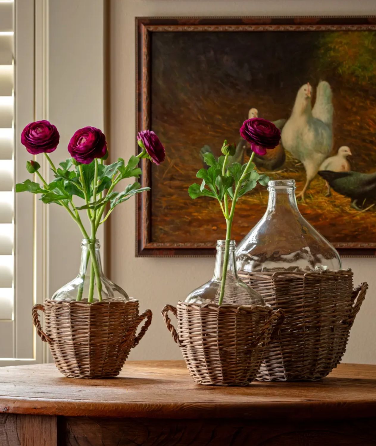 Flor artificial ranunculus