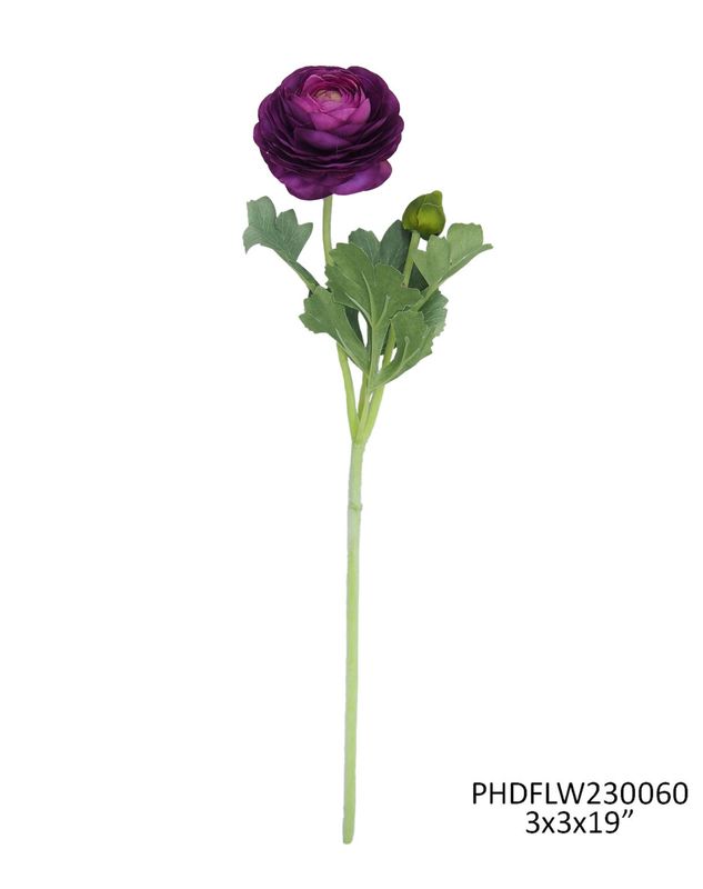 Flor artificial ranunculus