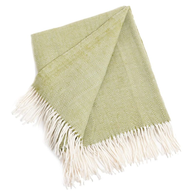 Throw verde hierba en espiga