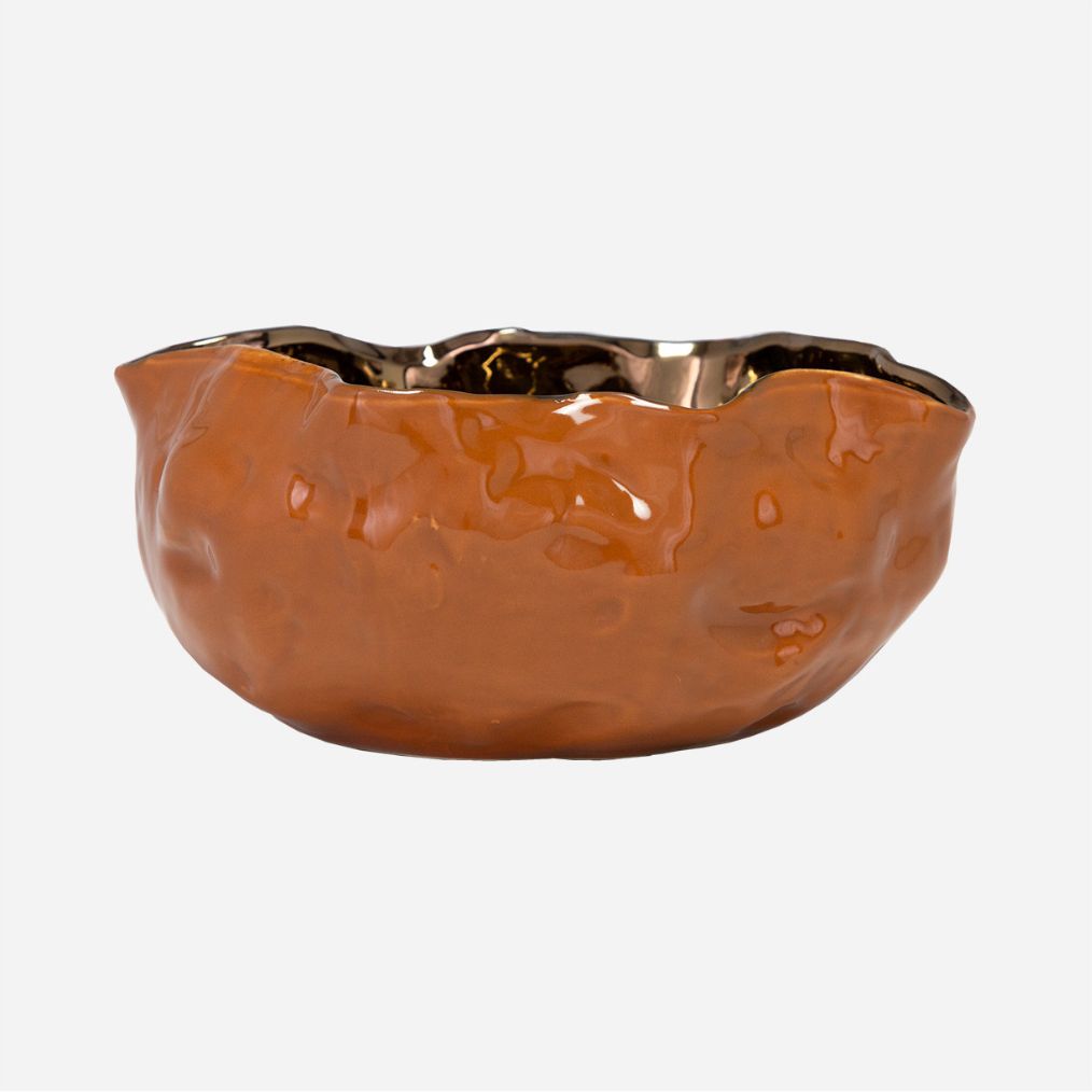 Bowl Abitar ceramica metalizada