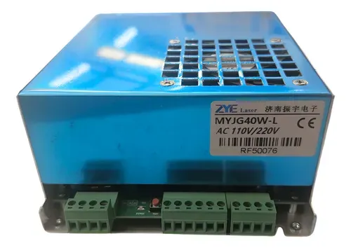 Fonte Laser 50w E 40w Para Tubo Laser Co2 Original Zumaq