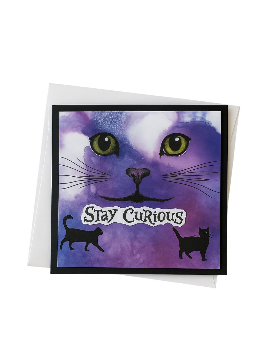Stay Curious - Greeting Card with Envelope