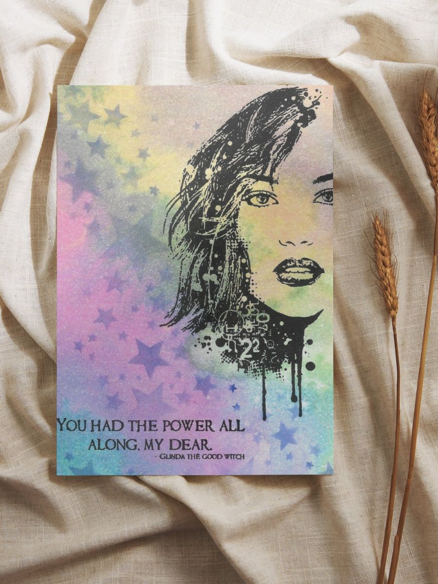 Glinda the Good Witch - Channelled Postcard