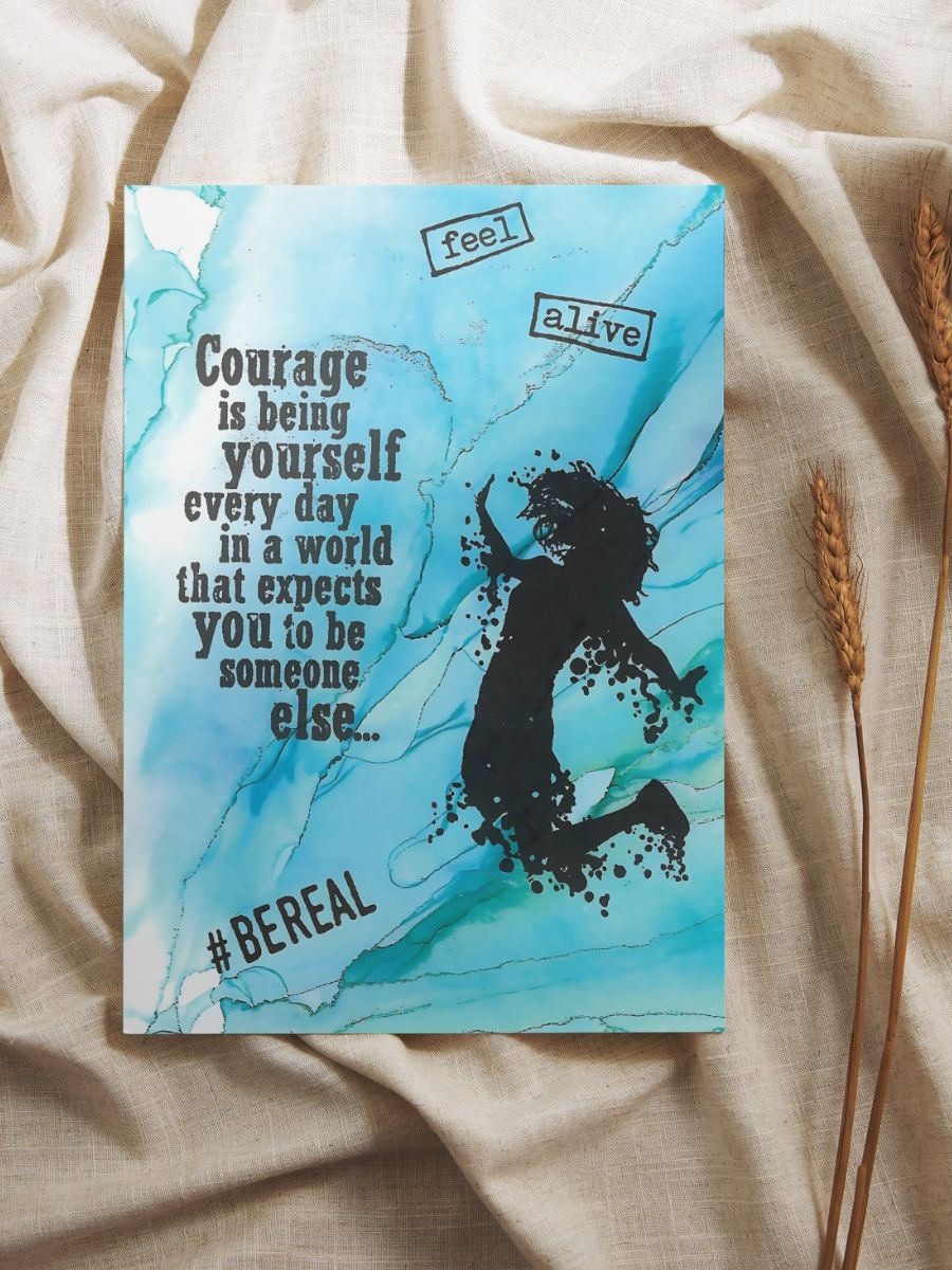 Courage - Channelled Postcard