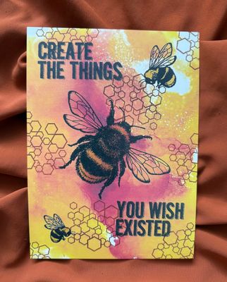 Create - Channelled Postcard